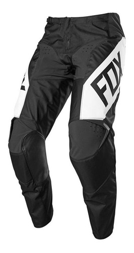 Pantalón Moto Niño 180 Revn Negro/blanco Talla 22