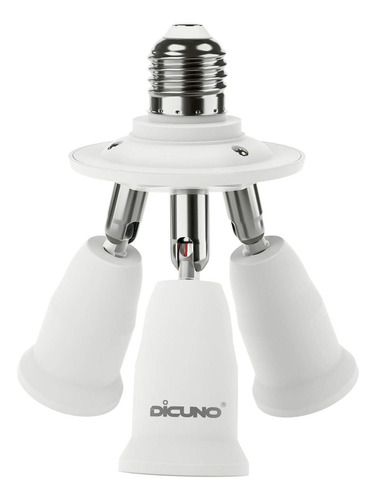 Dicuno 3 En 1 E26 Adaptador De Divisor De Encendido De Luz A