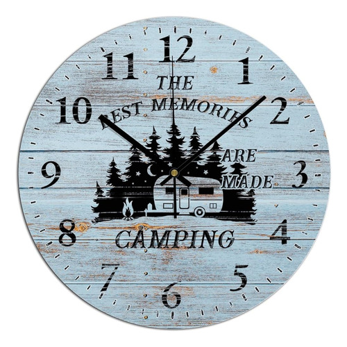 Los Mejores Nemories Y El Reloj De Pared De Camping Feliz Ca