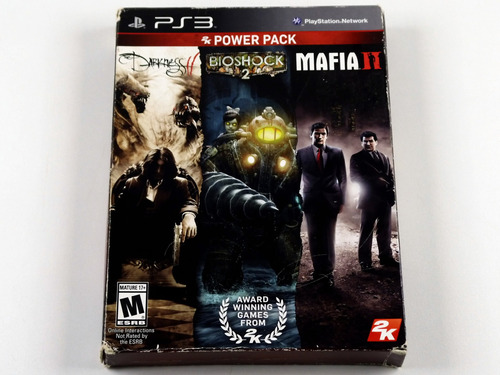 2k Power Pack Playstation 3 Darkness 2, Bioshock 2 E Mafia 2