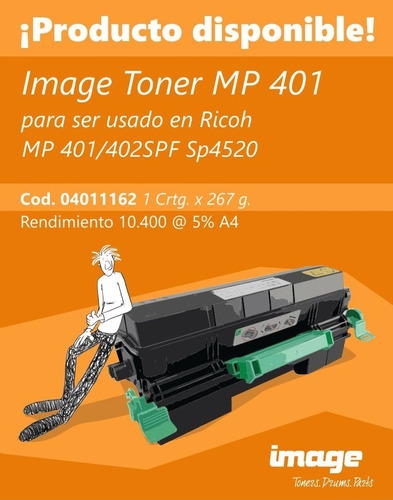 Cartucho De Toner Para Ricoh Mp401/mp402/sp4520