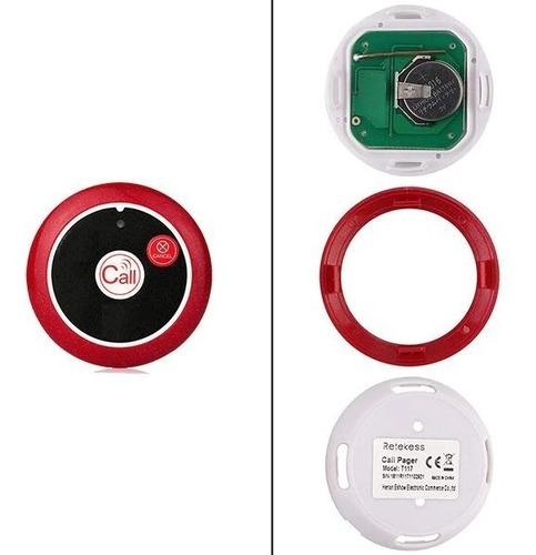 Kit 02 Relógio B E 08 Pagers-chama Garçom, Prof. Academia