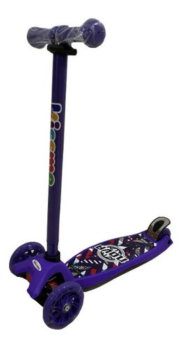 Monopatin Scooter Con Luces Violeta Oferta Casa Imperio¡¡