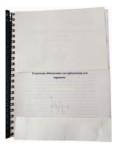 Matemáticas/ecuaciones Diferenciales/redacción Apuntes Usado