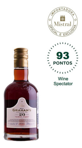 Vinho Do Porto Graham's 20 Years Old Tawny 200ml