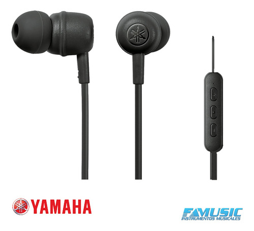 Yamaha Epe30abl - Negro - In-ear Auriculares - C/microfono Y