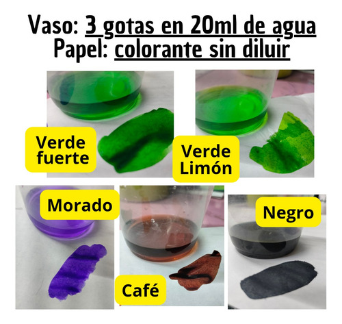 Colorante Grado Cosmético 11 De 20 Ml (1 Cada Color)