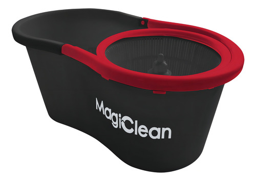 Trapeador Mop cubo con doble mecanismo MagiClean Spin Magic M2 Mopa incluye 2 microfibras