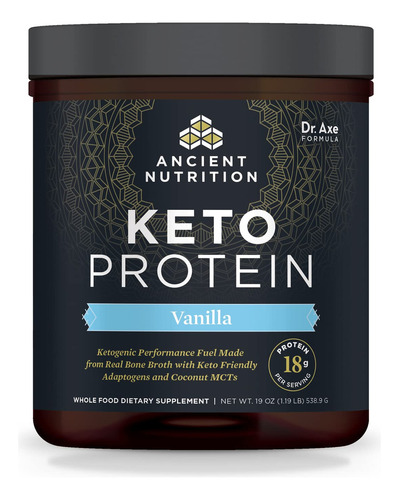 Ancient Nutrition Ketoprotein Powder, Keto Diet Supplement