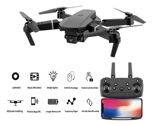 E99 Pro Drone, Câmera 4k Wifi 2.4 Ghz Estável Com Acessórios