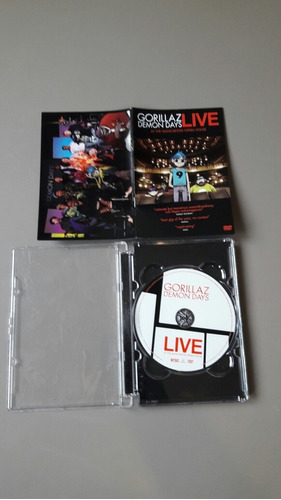 Disco Compacto Dvd Gorillaz Demon Days Live