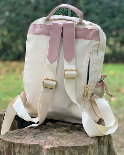 Imagen 5 de 6 de Mochila Multi Bolsillos Mujer Impermeable Correa Regulable