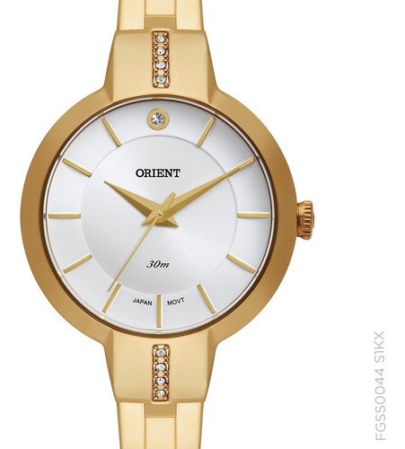 Relógio Orient Feminino Dourado Fgss0044 S1kx + Nf