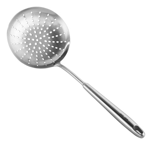 Fe Cuchara Con Ranuras Skimmer Cuchara Desnatadora Para