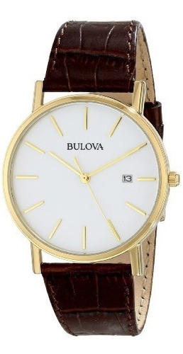 Reloj Bulova Para Hombre  97b100 De Acero Inoxidable Color
