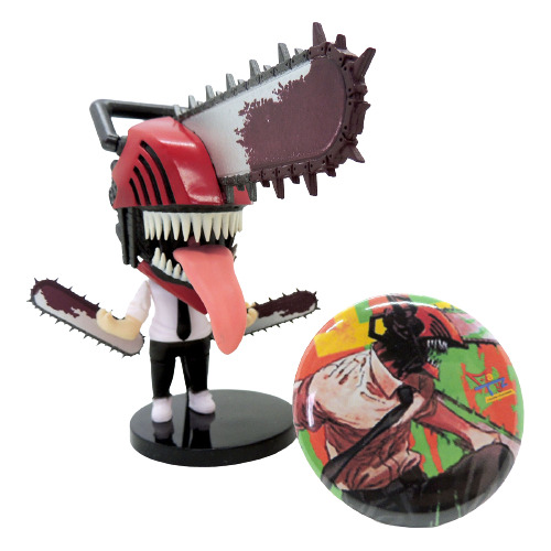 Chainsaw Man Denji Transformado Bootleg + Pin Rega 6 Madtoyz