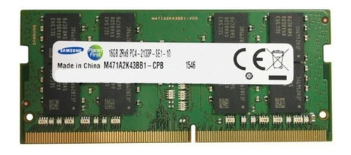 Memoria RAM color verde 16GB 1 Samsung M471A2K43BB1-CPB