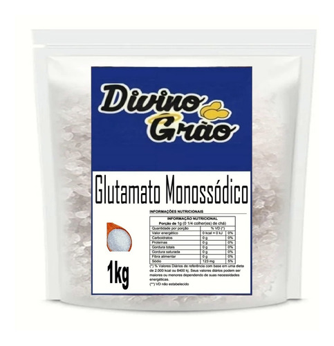 Glutamato Monossódico 1kg - Tempero Premium