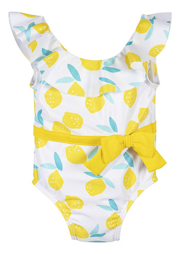 Traje De Baño De Una Sola Pieza Para Niñas Gerber, Limones A