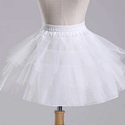 Imagem 2 de 4 de Anágua Petticoat Infantil Ajustável Vestido Armado Em Festas