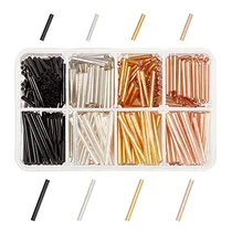 Comprar Cuentas De Tubo De Vidrio Opacas De 64 G, Cuentas De Bu...