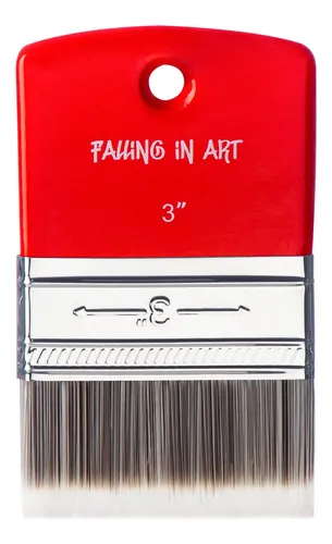Falling In Art Pincel Plano De Paleta Para Pintura Al Oleo Y