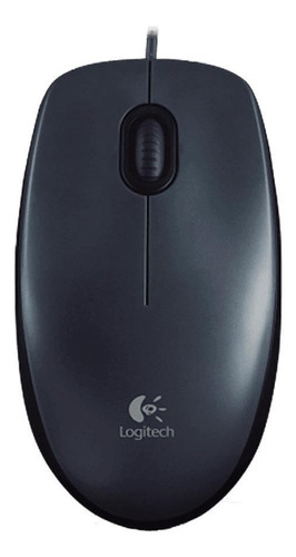 Mouse Optico Usb Logitech M100 Color Negro