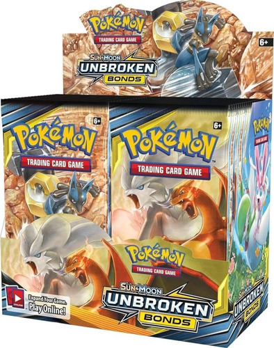 Cartas Pokemon Caja De 36 Sobres Sellados  Ingles  Unbroken 