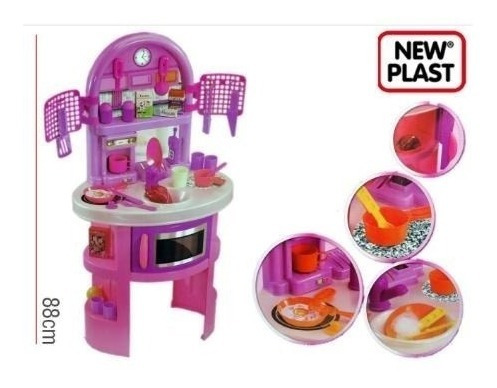 Imagen 4 de 9 de Mi Primer Cocina New Plast 10626 Chicos Infantil Completa