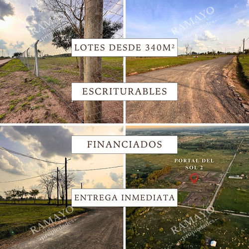 Lotes - Escriturables ¡ U$d 3.000 ! Portal Del Sol 2, Min Rivadavia, Venta Ramayo Propiedades
