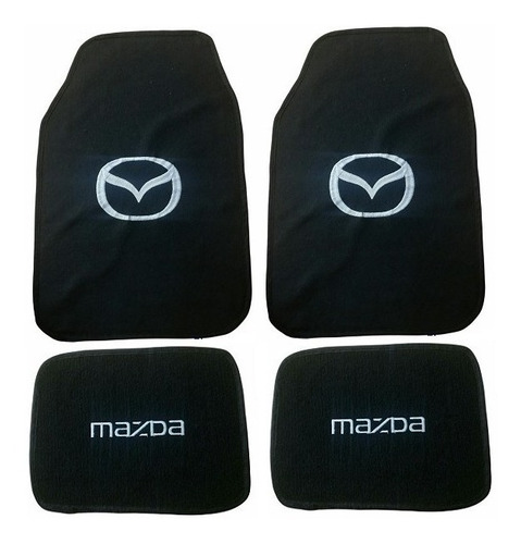 Kit 4 Tapetes Alfombra Bordados Mazda Cx-5 2010