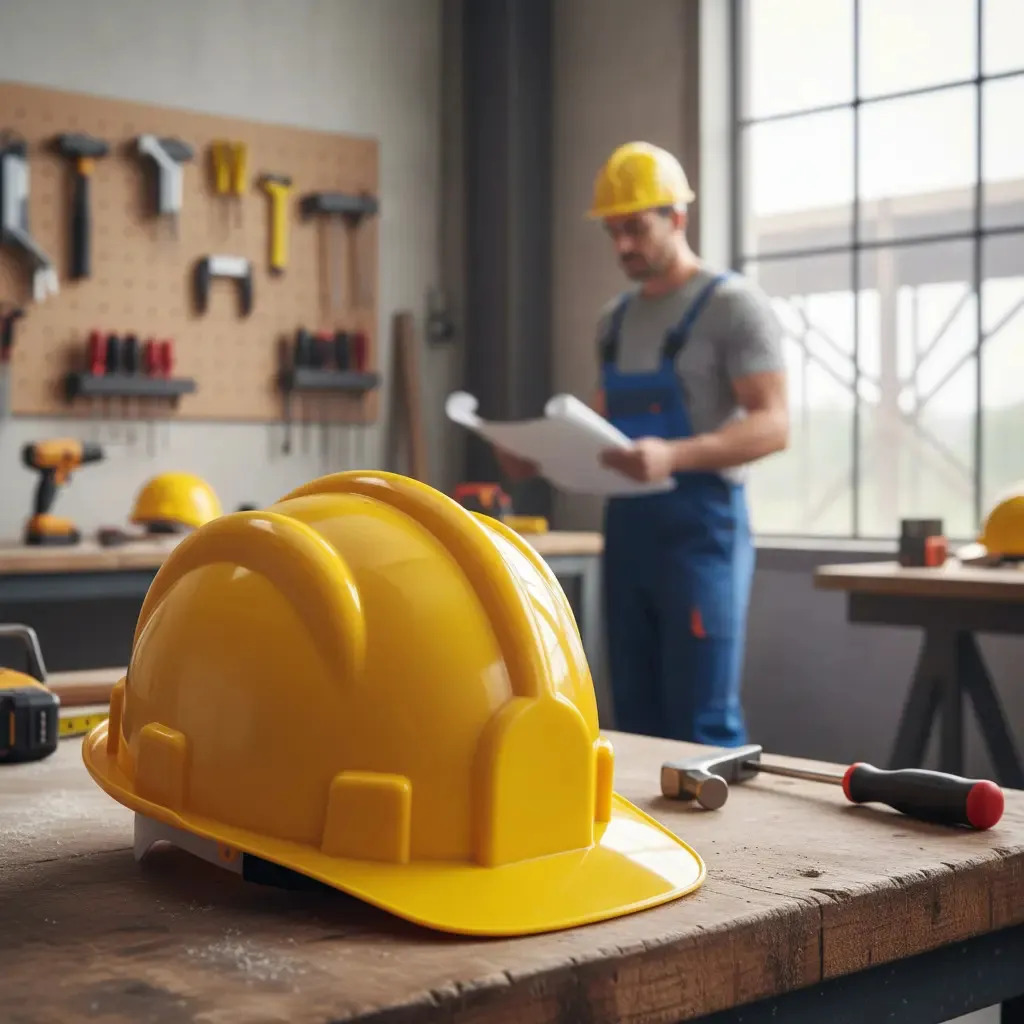 Capacete Segurança Carneira Engenheiro Cor Branco Epi Obra Cor Amarelo
