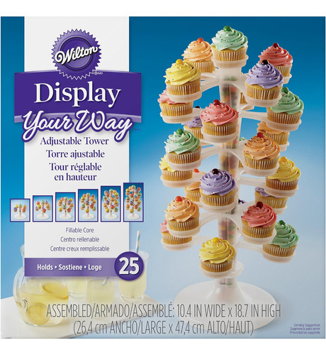 Wilton Soporte Para Cupcakes Display Your Way 25 Cupcakes 