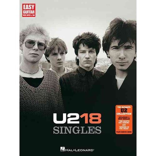 U2 18 Singles: Guitarra Fácil Con Ficha