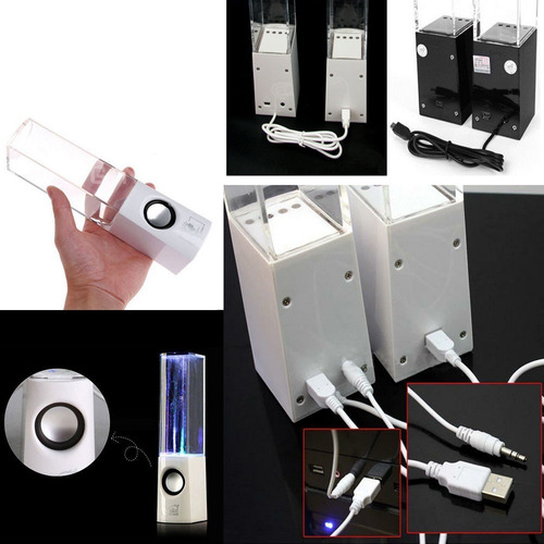 Parlantes Para Computador Pc Agua Rítmica 3d Bocina
