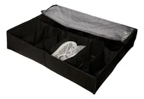 Comprar Zapatera Plegable Bajo Cama Para 12 Pares, Gris Oxford Color Negro
