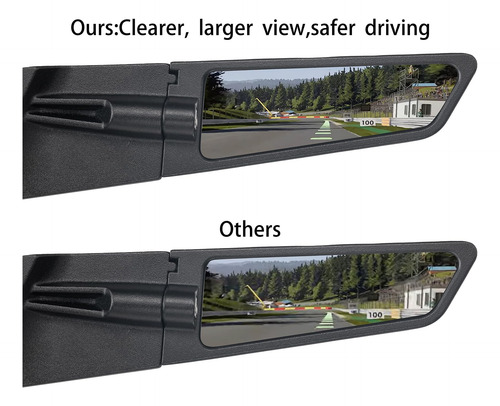 Alerón De Espejo Retrovisor Invisible Modificado Universal