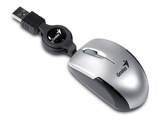 Mouse Genius Micro Traveler Usb Cable Retráctil