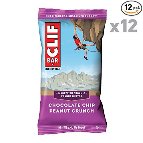 Clif Bar - Barra De EnergĂa - Con Trozos De Chocolate De Cac