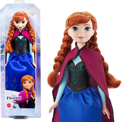 Boneca Princesa Anna Cintilante Disney Frozen  Hmj43 Mattel