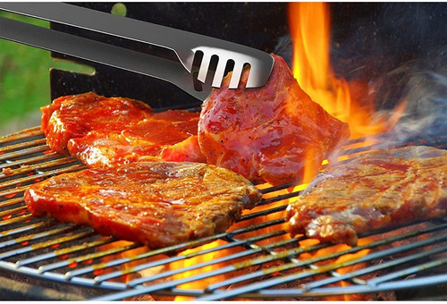 16 Accesorios Para Barbacoa. Utensilios De Acero Inoxidable