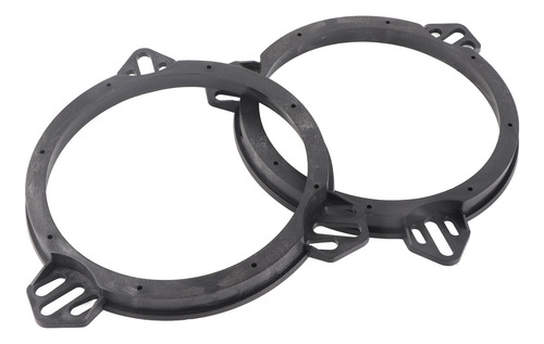 Speaker Frame Spacer Rings 2pcs Adapter Mount 6.5 Inch Black