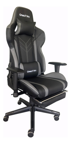 Silla Gamer Pro Glow Reclinable, Brazos Regulable Apoyapies