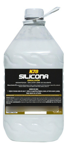 Silicona Emulsion Bidon 5lt Aromatizada K78 Interior Exterio Color Los Colores