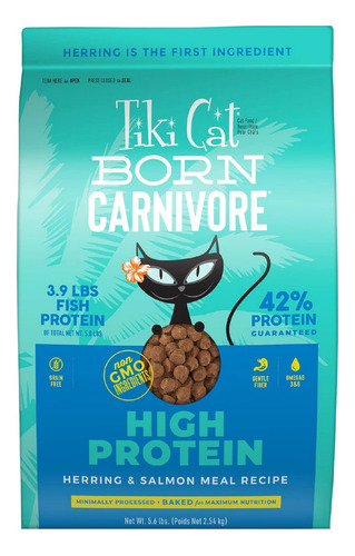 Tiki Cat Born Carnivore - Alimento Seco Para Gatos Con Bajo