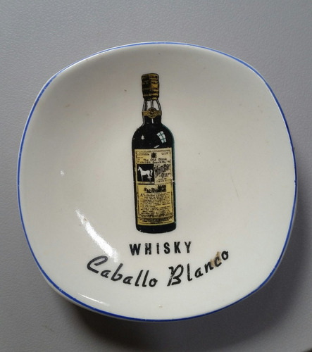 Platillo De Colección Vintage  Whisky Caballo Blanco