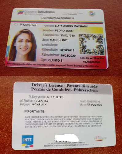 Carnet Pvc Impresión Térmica