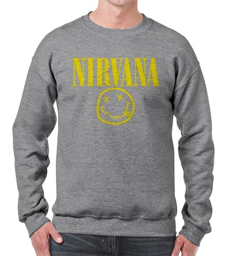 Buzo Hoddie Básico Nirvana 01 Rock