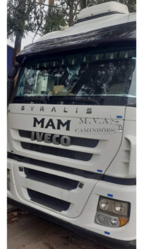 Iveco Stralis 440 6x2 Teto Alto Completo Motor Novo