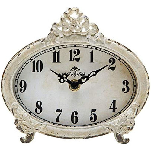 Reloj De Mesa Vintage Nikky Home, Diseño Rústico Que Funcion